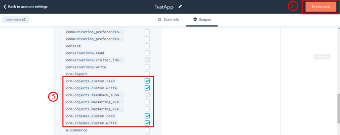 Create app.