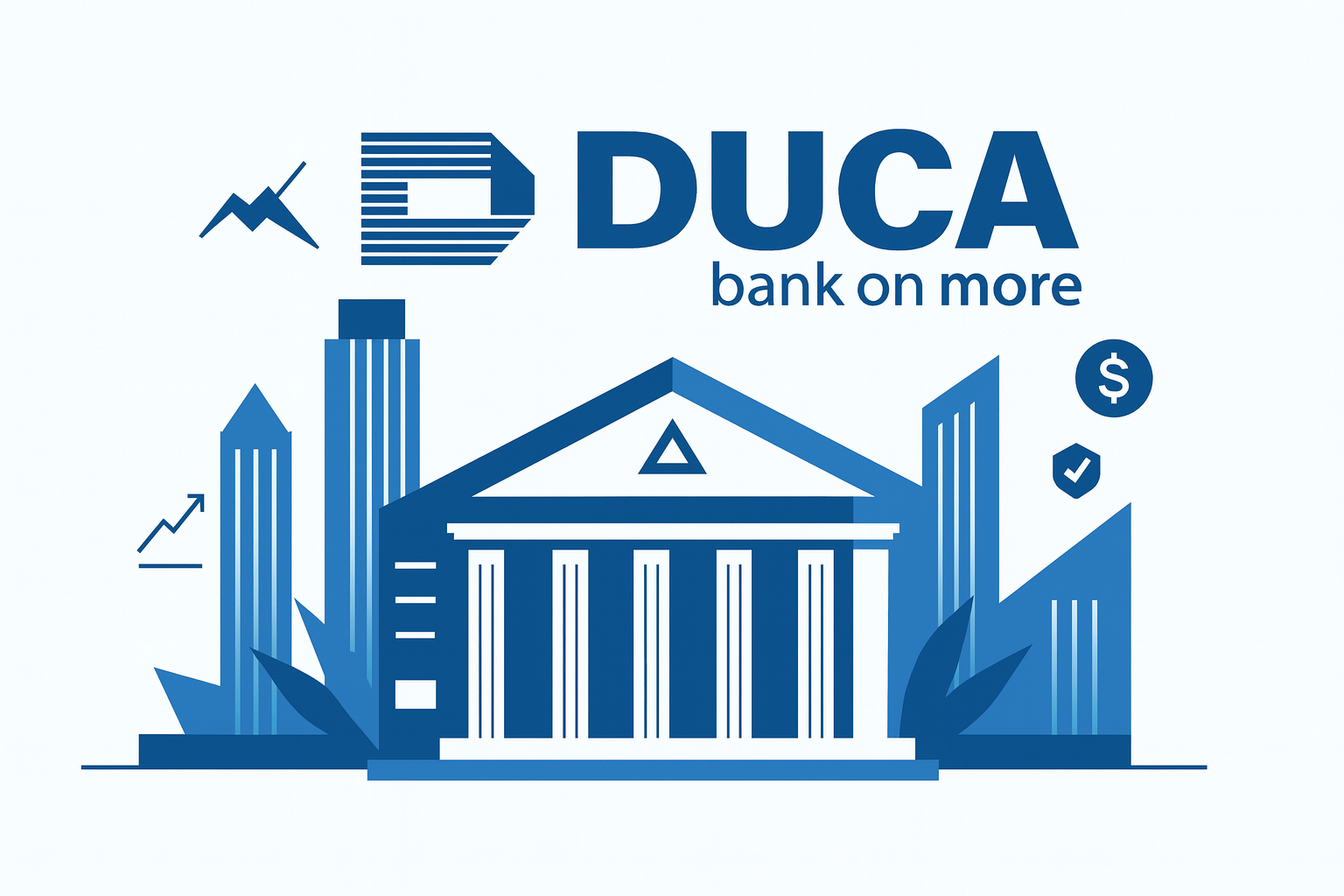 DUCA Credit Union logo featured in CRM case study for credit union marketing automation